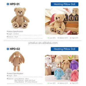 Almohada calefactable USB de felpa personalizada con película calefactora de grafeno Cojín calefactor lavable suave para invierno - Product Image 3