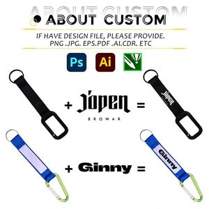 Wholesale <b>Promotional</b> <b>Keychains</b> <b>Carabiners</b> Polyester Lanyard Keychain Outdoor Climbing <b>Carabiner</b> Lanyards with Logo Custom - Product Image 2