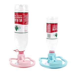 Pompe à eau portable en plastique, manuelle, bleue, rose, pour l'alimentation des animaux domestiques, chat, chien - Product Image 2