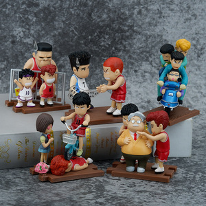 Figurines d'anime Slams Dunks Sakuragi's <span class=keywords><strong>Gang</strong></span> Kiyota Nobunaga Akagi Takenori Sakuragi Hanamichi Rukawa Kaede Haruko Akagi - Product Image 2