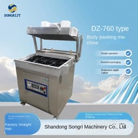 Machine d'emballage sous vide semi-automatique électrique pour la conservation des fruits, légumes, fruits de mer, steaks, foie gras - Revêtement sous vide