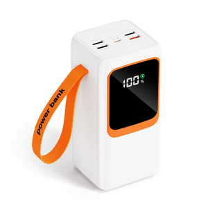 Dernière tendance 50000mAh écran LED grande batterie externe 2-en-1 câble de données PD22.5W charge rapide double USB USB PVC <span class=keywords><strong>mobile</strong></span> d'urgence - Product Image 2