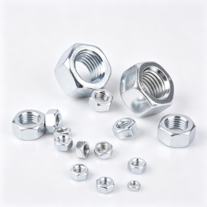Écrou hexagonal en acier au carbone GB6170 de haute qualité, écrou hexagonal métrique zingué pour fixation mécanique, directement de l'usine - Product Image 2