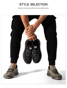 รองเท้าเซฟตี้หัวเหล็ก ระบายอากาศได้ดี น้ำหนักเบา กันลื่น เหมาะสำหรับใช้ในโรงงาน <span class=keywords><strong>มาตรฐาน</strong></span> <span class=keywords><strong>ISO</strong></span> สำหรับฤดูร้อน - Product Image 6