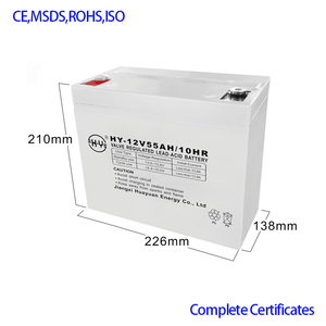 Baterías de Plomo-Ácido AGM de 12V y 55AH de Fábrica, Batería de <span class=keywords><strong>Gel</strong></span> Solar para Sistemas de Energía Eléctrica UPS - Product Image 2