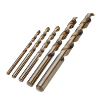 Jeu de forets hélicoïdaux personnalisables en acier HSS Cobalt DIN338 pour le perçage de métaux, acier inoxydable, aluminium, cuivre et bois