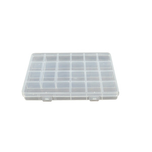 Transparent PP Plastic <b>Storage</b> <b>Box</b> 22 Compartments H Slot Fixed <b>Small</b> Hardware Organizer Fishing Gear Display Packaging <b>Box</b> - Product Image 5