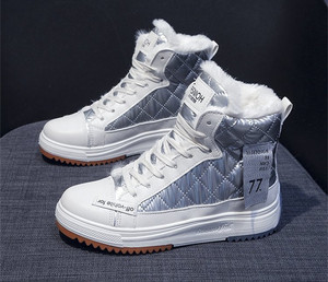 รองเท้าบู๊ทหิมะผู้หญิงรองเท้าผ้าฝ้ายกันลื่นผู้หญิงฤดูหนาวรองเท้าลำลองแฟชั่นรองเท้าสั้นที่อบอุ่นผู้หญิง - Product Image 5