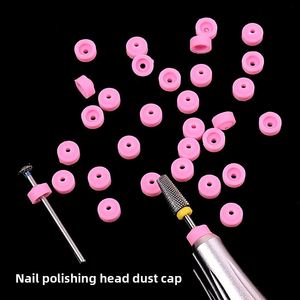 Hot Sale Silicone Nail <b>Drill</b> Dust Cover Cap Nail Dust Protector Tool for Electric Nail Polisher Handpiece AntiDust Accessory - Product Image 2