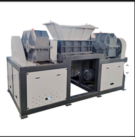 Déchiqueteuse automatique à double arbre de type 800 pour déchets de cuir, rebuts de plastique, bouteilles - Haute productivité et économie d'énergie