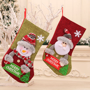 Nueva Bolsa de Regalo Navideña Grande para Envíos Internacionales, Bolsa de Dulces para Niños, Bolsa de Regalo con Dibujos Animados, Calcetines Navideños con Letras - Product Image 3