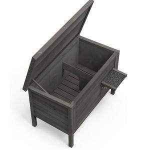 2025 יוקרה בגודל גדול חיצונית לחתולים עץ מלא עם קצף הבית חם עבור חתולים מרובים - Product Image 5