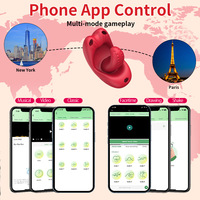 Vibromasseur interactif télécommandé longue distance pour couples, œuf d'amour portable contrôlé par application, stimulation orale du clitoris par léchage de langue