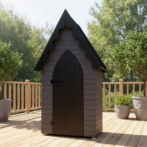 Abri de jardin en <span class=keywords><strong>bois</strong></span> portable, robuste, écologique et durable pour outils, idéal pour la cour, le jardin, la terrasse et la pelouse - Product Image 3