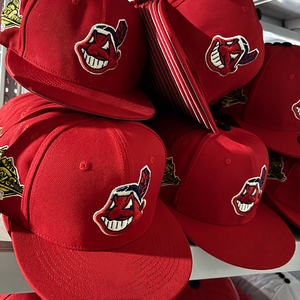 Gorras Perfect Structure G5 de Diseño con 6 Paneles, Logos Bordados en 3D, Visera Plana, <span class=keywords><strong>Gorra</strong></span> <span class=keywords><strong>Roja</strong></span> Ajustada para Hombre, Gorras de Béisbol - Product Image 2