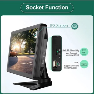 GreenYi 10,36 "4CH Smart Blind Spot Radar BSD alarma DVR Monitor sistema para camión autobús coche con AHD1080P IR cámaras de visión nocturna - Product Image 3