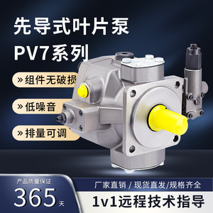 ปั๊มน้ำมันไฮดรอลิก Dekema Lixroth สภาพใหม่ รุ่น PV7 ปั๊มใบพัดปรับความเร็วได้แบบควบคุมด้วยระบบ Pilot รุ่น PV71X ปั๊มใบพัดคู่ - Product Image 4