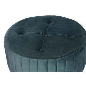 Juego de Reposapiés de Poliéster y Metal, 80x80x45 cm - Product Image 1