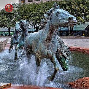 Escultura de Caballo Árabe de Bronce Moderno, Decoración de Jardín de Tamaño Real para Exteriores - Product Image 6