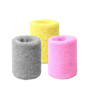 Muñequera bordada de poliéster 100%, bandas para el sudor, muñequeras para correr, baloncesto, muñequeras con logotipo personalizado - Product Image 2