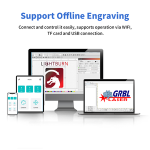 TWOTREES TTS 10W Diodo DIY 3D foto cristal metal máquina de grabado láser suministros precio para vasos recubiertos de polvo - Product Image 3