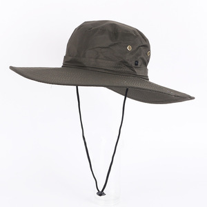 Sombrero de Pescador de Ala Ancha, Protección Solar UV, Impermeable, de Secado Rápido, para Verano, para Hombre, Azul Marino - Product Image 3