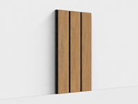 Panneau mural acoustique moderne en MDF, absorbant le son, décoratif, en lattes de bois, haute réduction du bruit (0.8) pour bureau et hôtel
