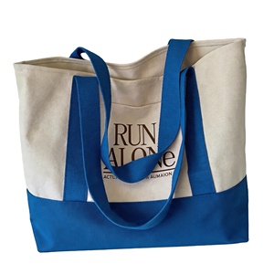 Bolsas de Lona de Algodón Impresas Personalizadas al por Mayor - Bolsas Reutilizables Grandes y Resistentes para Compras en Supermercados y Regalos para Ferias Comerciales - Product Image 1