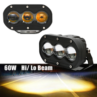 Projecteur LED 13000Lm haute puissance 130W U18 à 3 lentilles laser pour 4x4