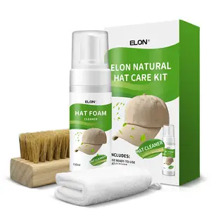 ELON Natural Hat Cleaner Kit Cleans All Types of Hats Including Baseball hat Removes Hard Stains, Dirt, and Dust from Hats
