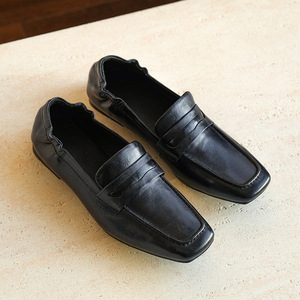 <span class=keywords><strong>Mocassini</strong></span> da <span class=keywords><strong>Donna</strong></span> in <span class=keywords><strong>Pelle</strong></span> di Alta Qualità, Stile Vintage in Velluto Lavato, Nuova Collezione Primavera 2026, Comodi Slip-on - Product Image 3