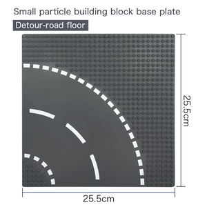 Microladrillos de plástico para exhibición de juguete, placa base de bloques de construcción de partículas pequeñas, 26x26 cm - Product Image 4