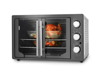 Four à porte française four électrique à double porte vitrée avec rôtissoire cuisson par Convection 23L 30L 35L 45L 60L 80L 100L 120L 150L
