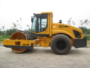 Hochleistungs-Vibrations walzen verdichter SR16MA mit Motor und Padfoots Optional - Product Image 5