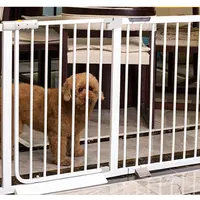 Clôture de sécurité pour animaux de compagnie, clôture de haute qualité pour chiens et chats, barrière de sécurité en métal pour chiots et chatons