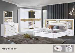 Juego <span class=keywords><strong>de</strong></span> dormitorio <span class=keywords><strong>de</strong></span> lujo <span class=keywords><strong>de</strong></span> nuevo diseño Juego <span class=keywords><strong>de</strong></span> dormitorio medio con <span class=keywords><strong>cama</strong></span> King Size - Product Image 2