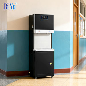 Distributeur d'eau froide et chaude commercial à grand débit en acier inoxydable autoportant, distributeur d'eau à tuyau direct pour hôtel, bureau, usine - Product Image 5