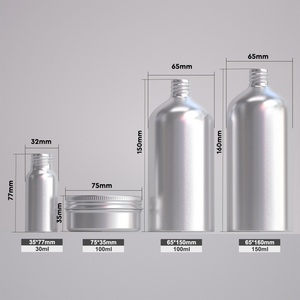 Botella con Gotero de Aluminio de 30 ml para Suero Cosmético y Aceite Esencial, Materiales Reciclados, Acabado Brillante, Botella para Loción para el Cuidado de la Piel - Product Image 2