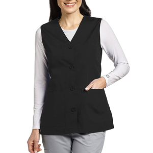 Vente en gros CLASSIC INVENTORS Gilets de travail sans manches en toile tricotée pour femmes, uniforme d'infirmière, usage hospitalier, Modèle 18SS054 - Product Image 1