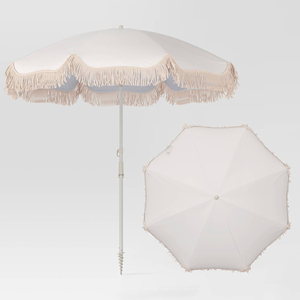 <span class=keywords><strong>Parasol</strong></span> de <span class=keywords><strong>plage</strong></span> orange de style bohème personnalisé <span class=keywords><strong>parasol</strong></span> de patio <span class=keywords><strong>pliable</strong></span> en coton avec glands vintage sac de transport pour l'extérieur - Product Image 5