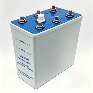 Batterie rechargeable alcaline nickel-cadmium (NiCD) GN1800 KPL1800 1.2V 1800AH KL1800P à décharge faible, norme IEC60623, pour alimentation de secours - Product Image 2