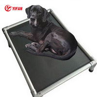 Tapis de couchage confortable et moderne en PVC rayé, amovible, lavable, de luxe, pour l'intérieur et l'extérieur, pour chats et chiens, vente en gros
