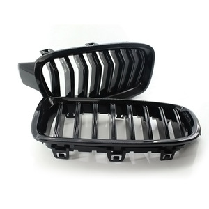 Rejilla de parachoques delantero BMW de 8 pilares ventilada de plástico ABS para actualización de retrofit de la serie 3 F30 F35 2012-2016. - Product Image 3