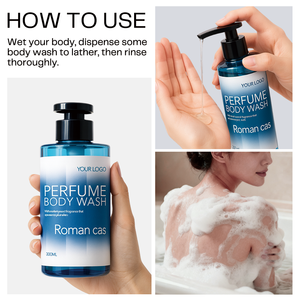 Personalizado 300ml limpieza profunda jazmín Floral afrutado vainilla perfumado cuerpo lavado relajante refrescante hidratante espuma <span class=keywords><strong>Gel</strong></span> <span class=keywords><strong>de</strong></span> <span class=keywords><strong>Ducha</strong></span> - Product Image 4