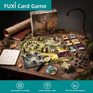 เกมกระดานโบราณทำมือ FUXI ชุดกระดาษสีสันสดใส เกมเล่าเรื่องเสริมทักษะสำหรับผู้เล่น 2 คน - Product Image 1
