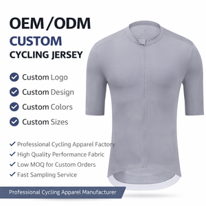 Maillot de cyclisme sans coutures OEM/ODM pour homme, coupe aérodynamique, manches courtes, maillot de vélo de route respirant et à séchage rapide - Product Image 1
