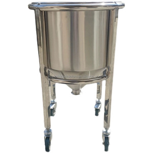 Entonnoir conique sanitaire de trémie de Triclamp d'acier inoxydable avec l'extrémité de virole - Product Image 6