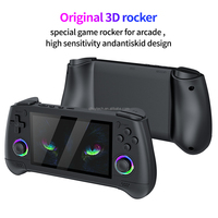 Consola de Juegos Retro de Código Abierto M30 con Pantalla de 4,3 Pulgadas, Joystick con Luz RGB, Compatible con 30 Emuladores PSP/PS/CPS2