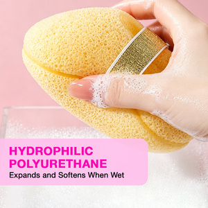 Esponja Facial de Poliuretano con Forma Ergonómica de Gota para Limpieza Facial y Desmaquillado - Product Image 3