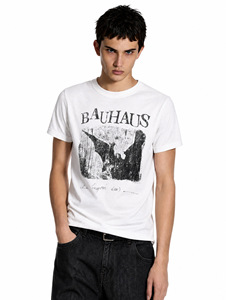 Black Distressed Graphic Men T Shirt Short Sleeve Crew Neck Printed <b>Tee</b> for Casual Streetwear - Product Image 2